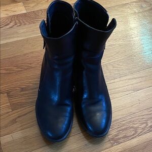 Ecco Black Ankle Boots